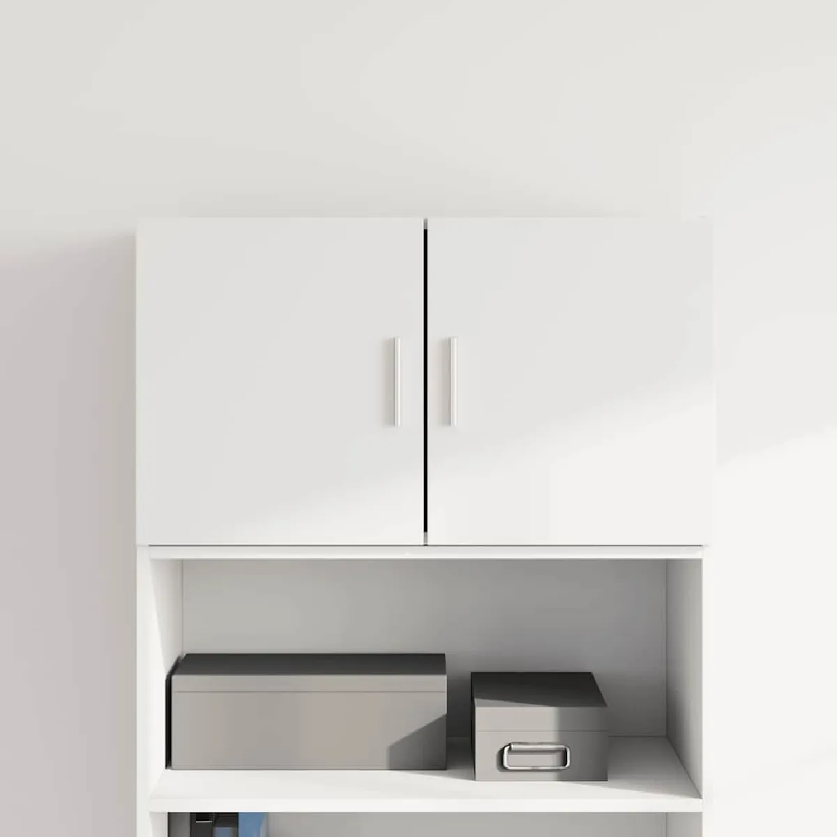 Non Communiqué Blanc Vidaxl Armoire Murale 70X42,5X40 Cm Bois D'ingénierie 846117 - Image 3