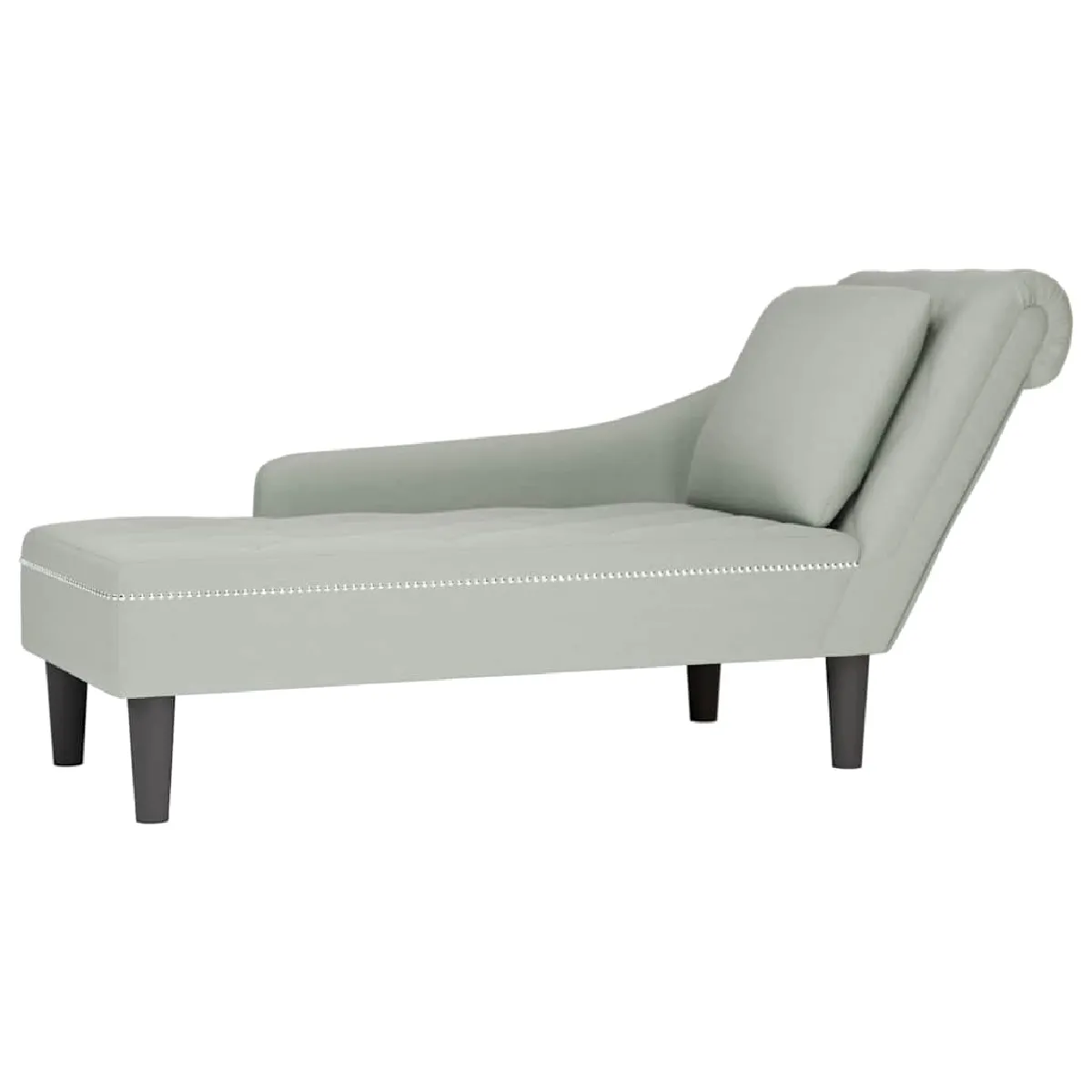VIDAXL Fauteuil long avec accoudoir - vue 2
