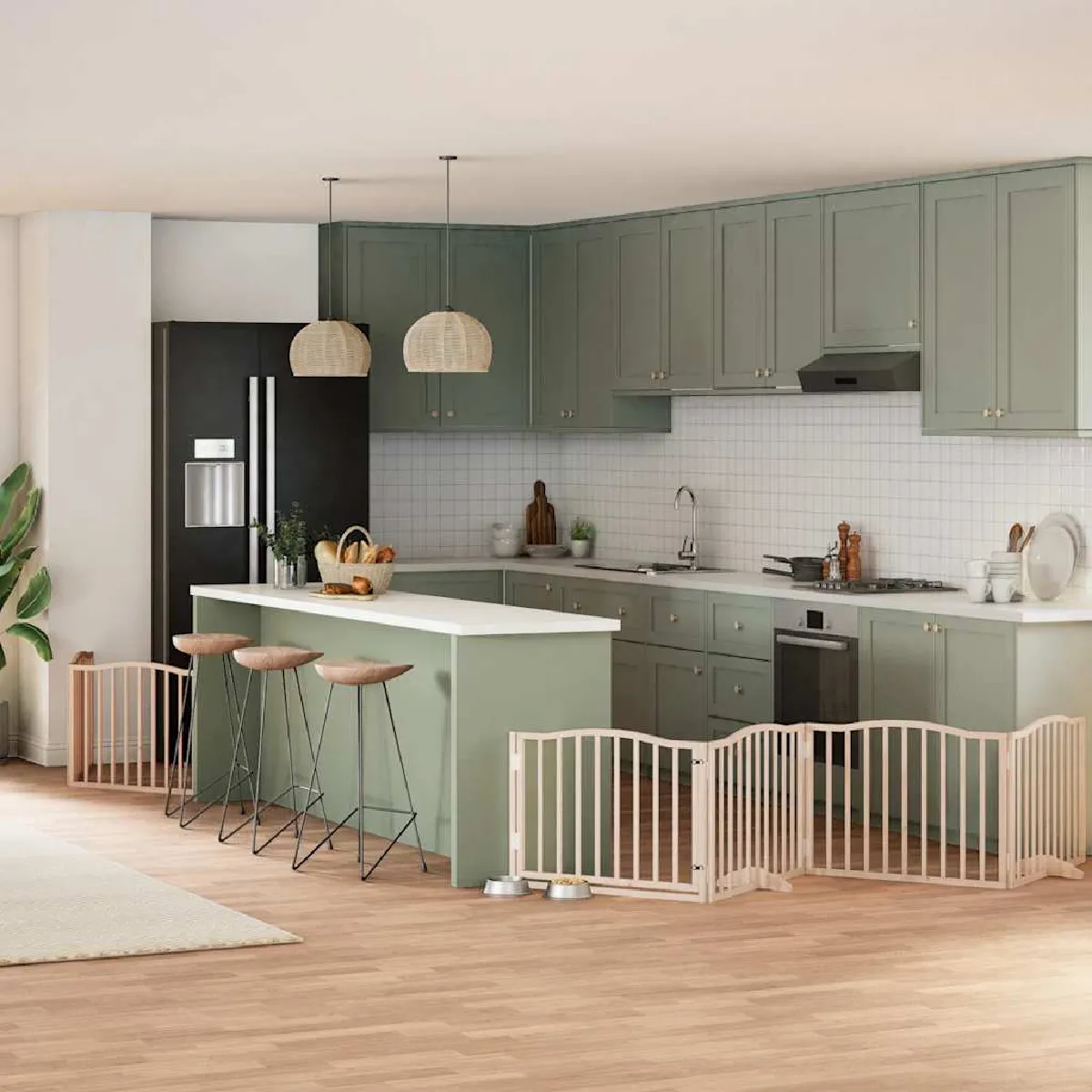 vidaXL Barrière pliante 8 panneaux - vue 2