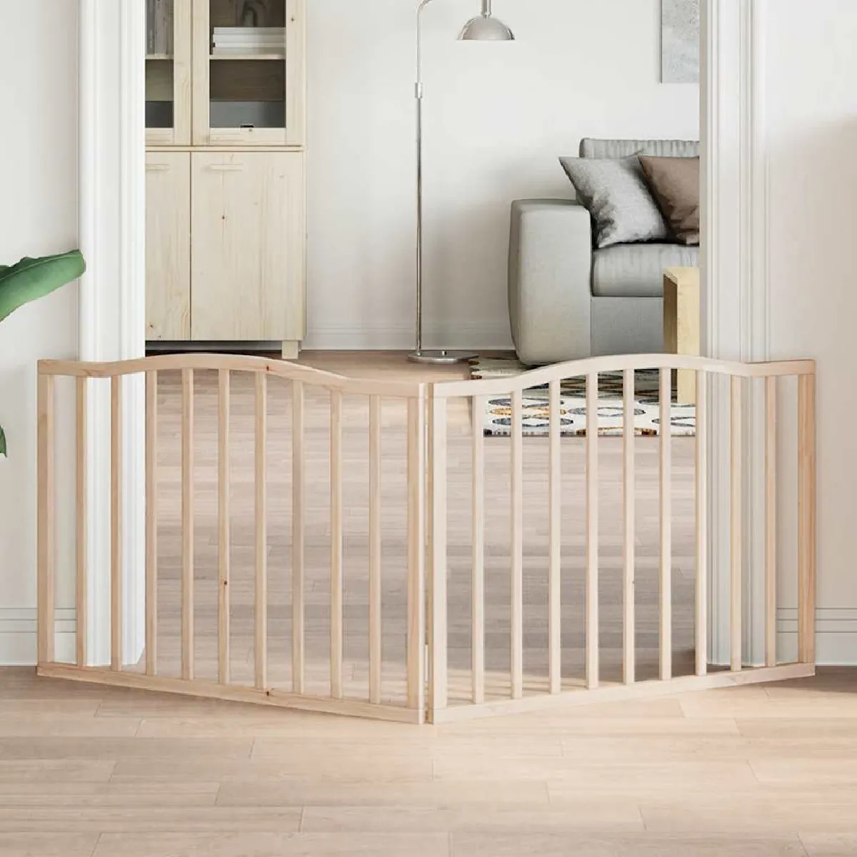 Comparer les prix de vidaXL Barrière chien pliable 2 panneaux 160 cm