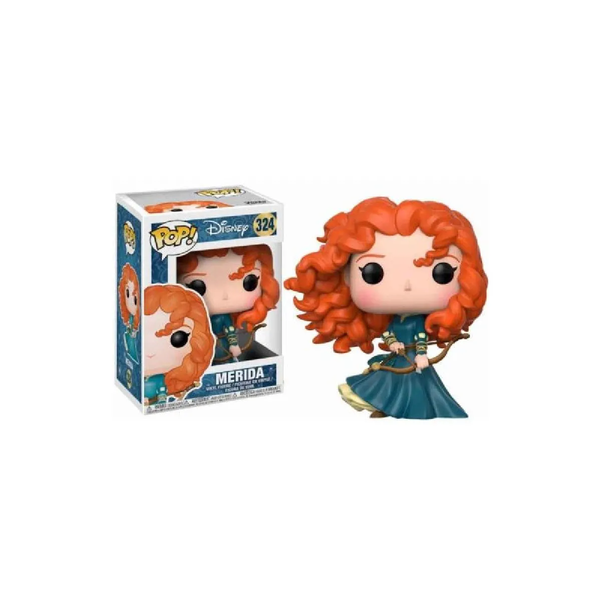 Figurine Funko Pop! Disney Rebelle: Princesse Merida - vue 3