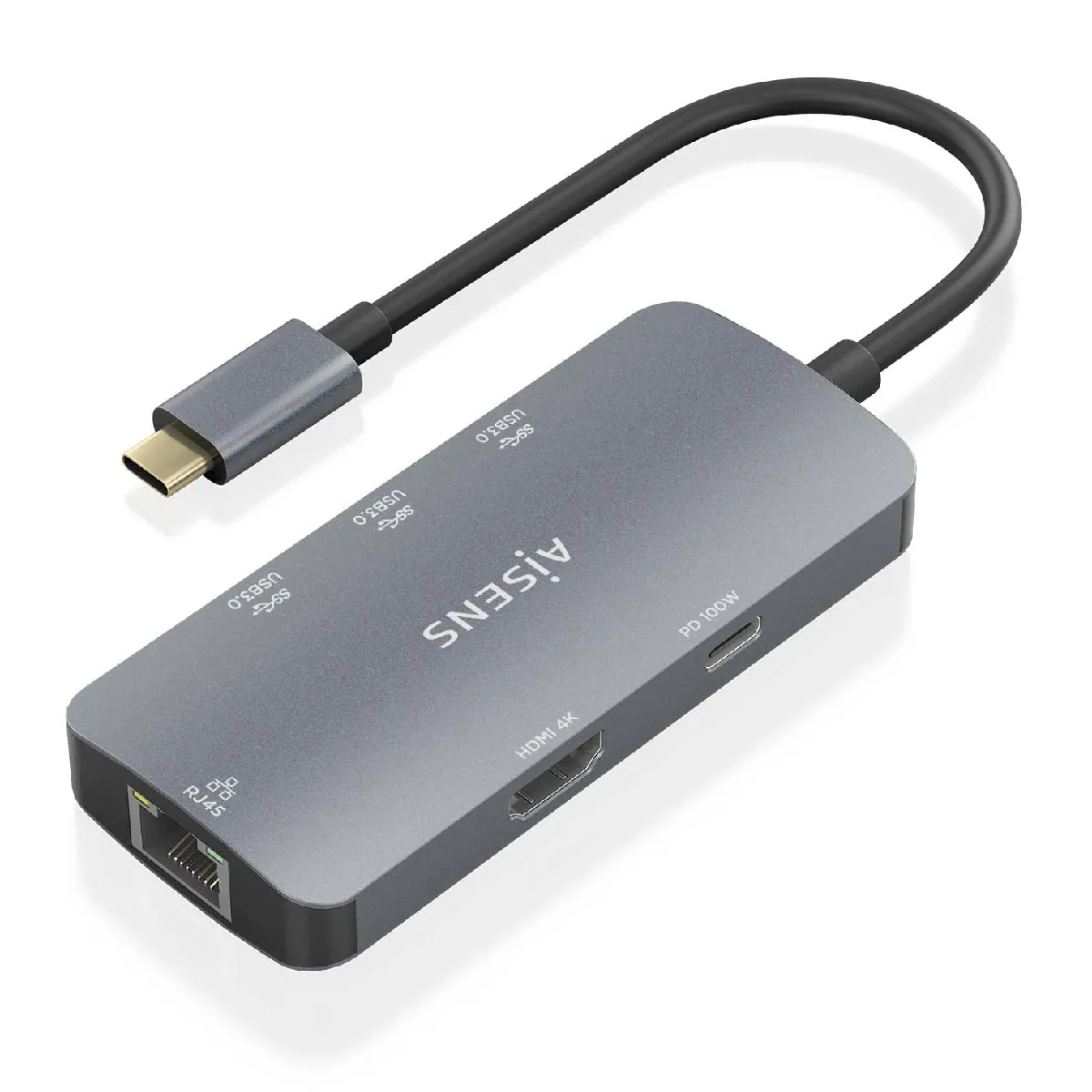 Aisens Gris Station D'accueil Pc Portable