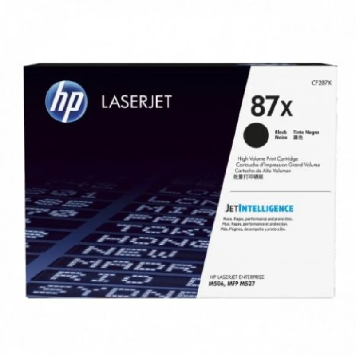 Toner d'origine Hp Cf287X [Pag 18000] - vue 1