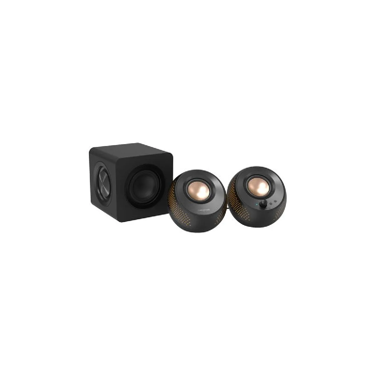 Creative - Pebble X Plus - Système d'enceintes PC 2.1 - USB-C - Éclairage RVB - Noir - Image 3