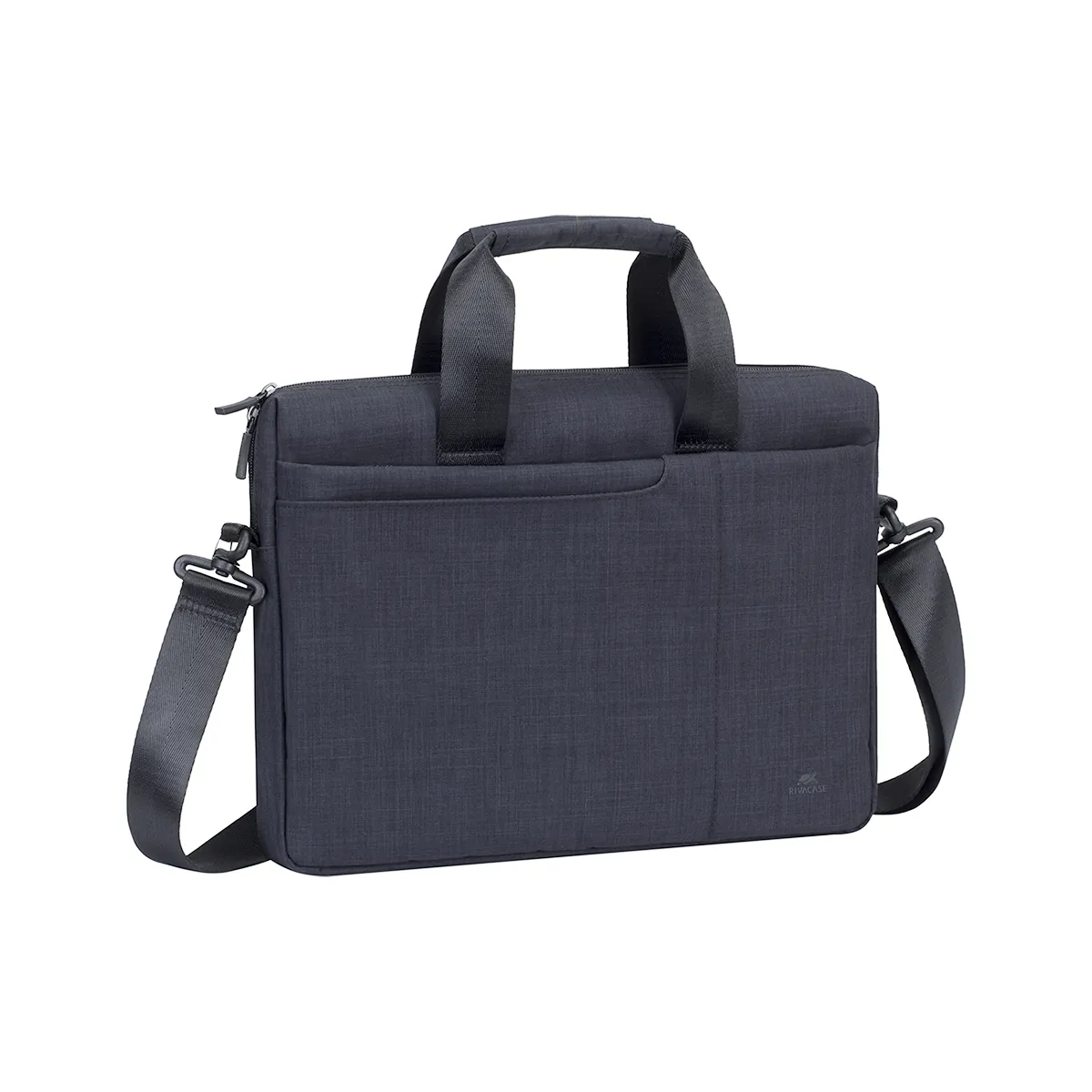Rivacase Noir Sac Pour Ordinateur 15.6" Avec Compartiments Rembourrés Et Bandoulière