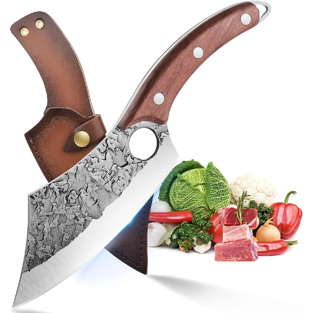 Couteau de Chef Professionnel Acier Carboné Couteau de Chef Professionnel Acier Carboné