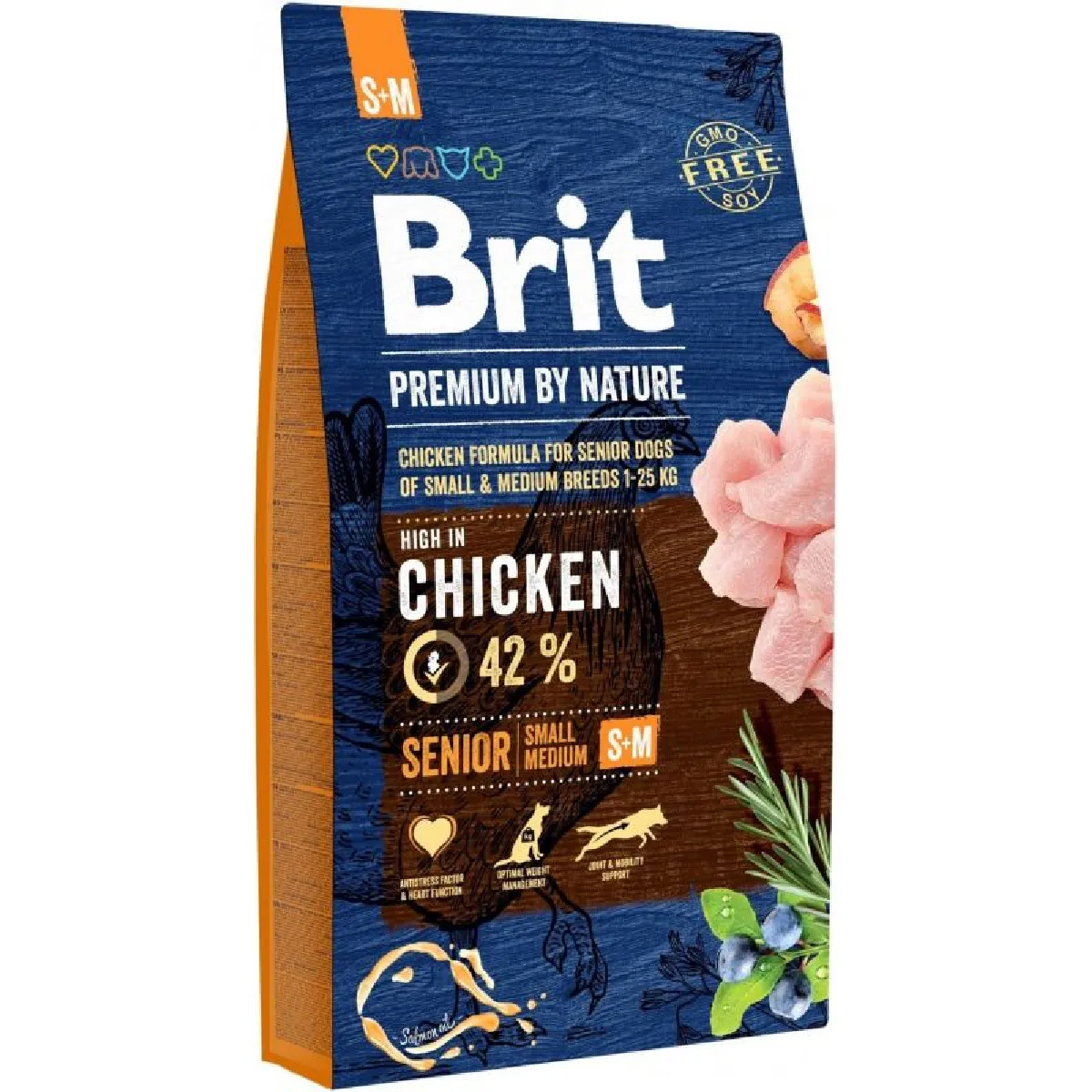 Meilleurs prix pour Brit Premium by Nature Senior S+M 8 kg Pomme, Poulet, Maïs