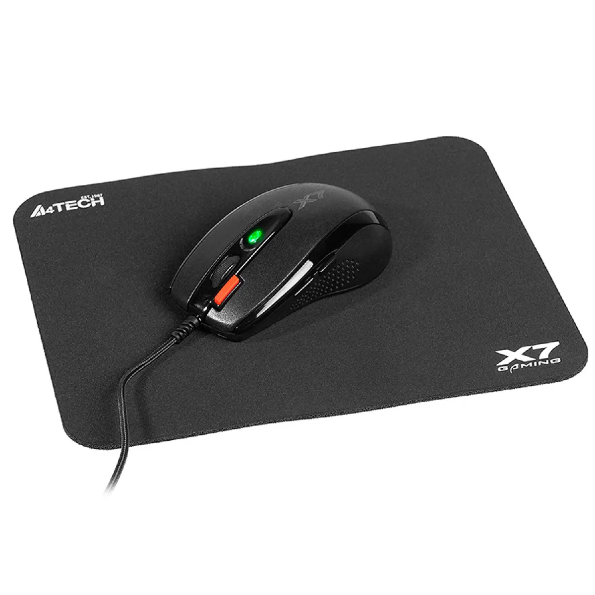 Ratón A4Tech X-7120 USB 2000 DPI Noir Ambidextre Mémoire Intégrée - Image 2