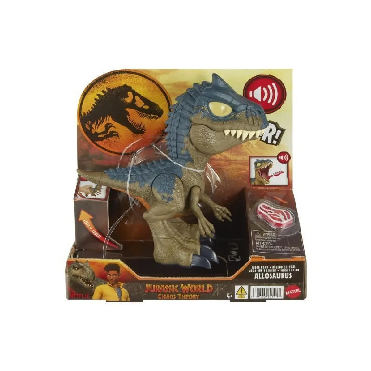 Jurassic World Parasaurolophus Rugissement Féroce Figurine articulée