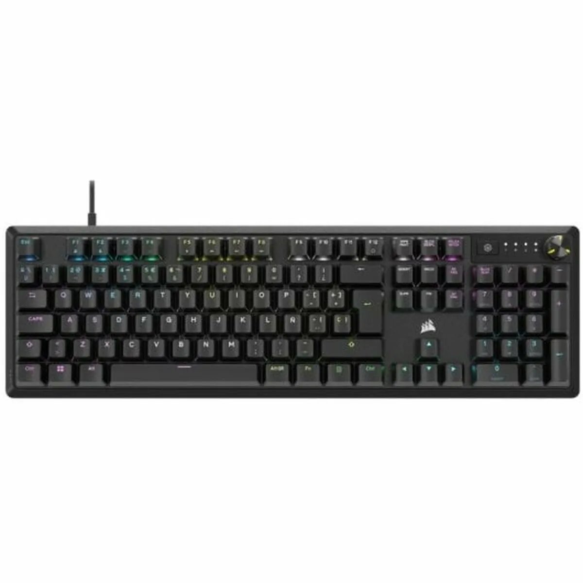 Clavier Mécanique Gamer Corsair K70 Core – TKL, RGB, Filaire, AZERTY - vue 7