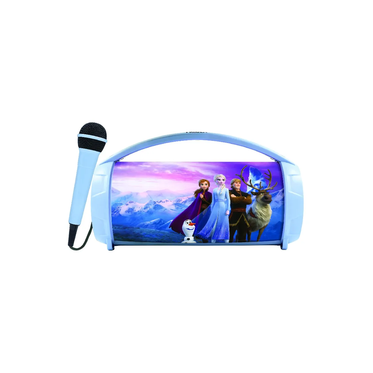 Enceinte Bluetooth Lexibook Reine Des Neiges – Lumineuse, Micro Karaoké - vue 4
