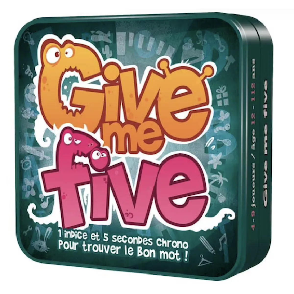 Jeu D'Ambiance Asmodee Give Me Five – 4 à 9 Joueurs, Dès 12 Ans, 180 Thèmes