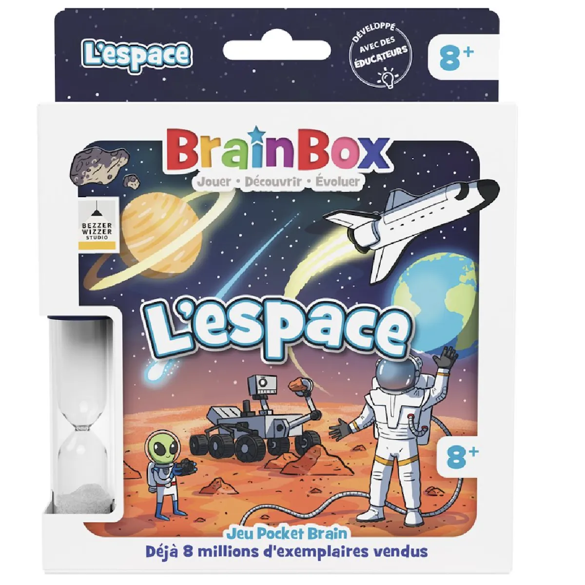 Asmodee Multicolore Jeu Éducatif Brainbox Pocket L’espace - Image 3
