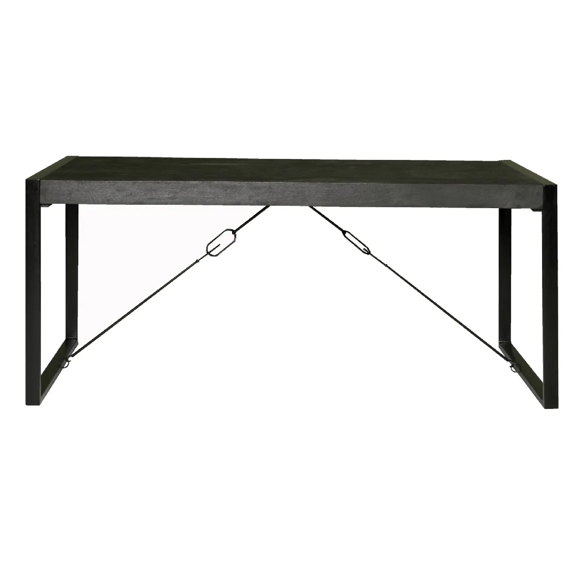 Comparer les prix de moloo LUZ Table à Manger Manguier Noir