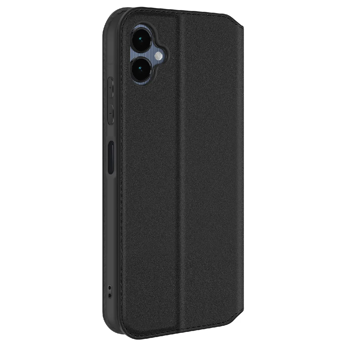 Avizar Noir Étui Folio Pour Galaxy A06 Avec Porte-Cartes Et Fonction Support