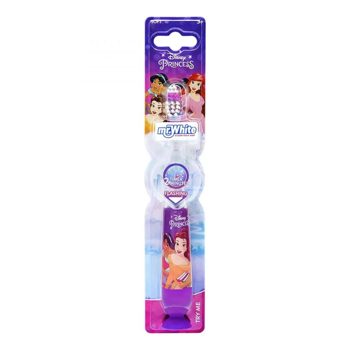 Tinokou Violet Brosse À Dents Ergonomique Enfant - Princesses Disney - Image 3