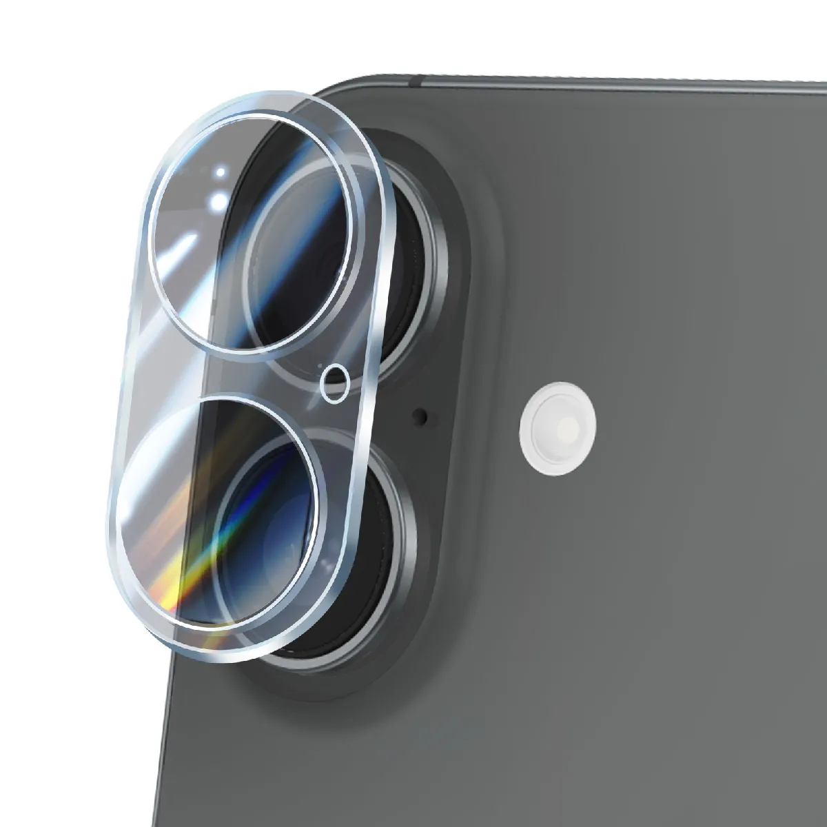 Avizar Verre Trempé Caméra Pour Iphone 16 Dureté 9H Anti-Rayures Transparent