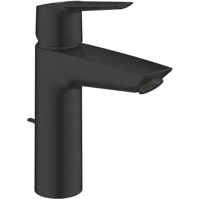 Non Communiqué Noir Mitigeur Monocommande Lavabo - Grohe Start - 235522432 - Mat -Taille M -Ouverture Eau Froide -Economie D'eau -Tirette Et Vidage - Image 3