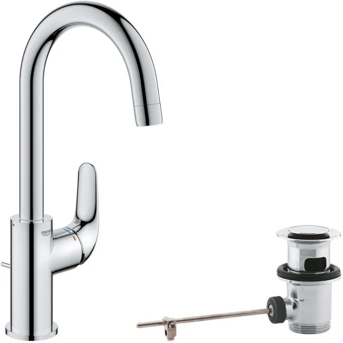 Grohe - Mitigeur lavabo - Swift - 24330001 - Bec haut - Taille L - Chromé - Image 2