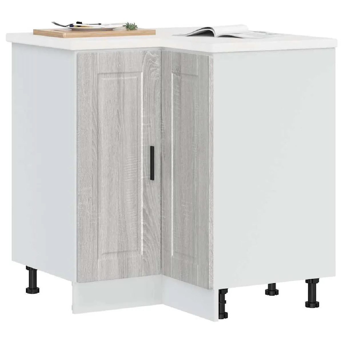 VidaXL Armoire Cuisine Porto Sonoma Gris
