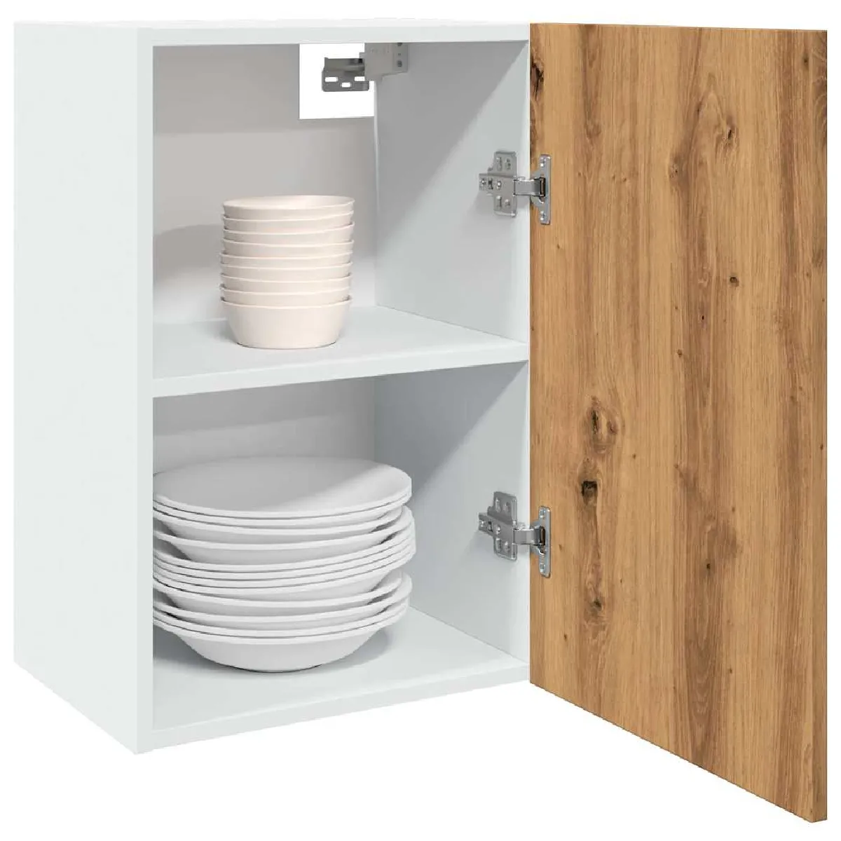 vidaXL Armoire murale chêne artisanal - vue 2