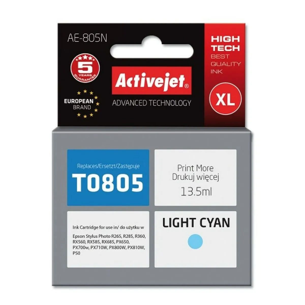 Activejet Cartouche d'encre compatible - Cyan clair