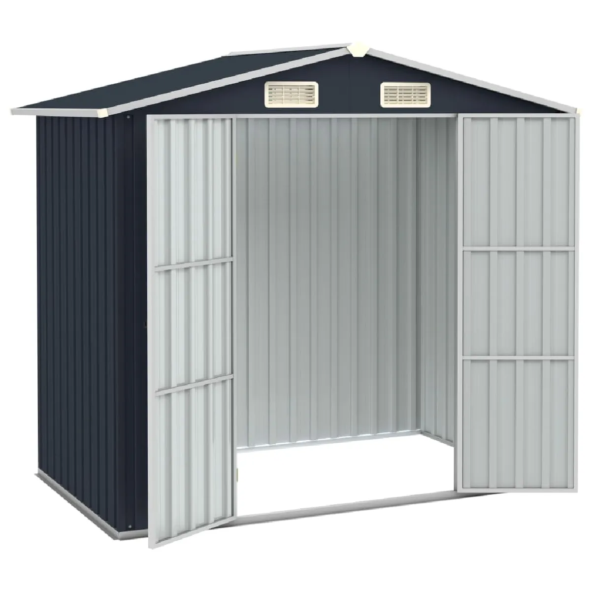 Abri de jardin 205x129 cm - Anthracite