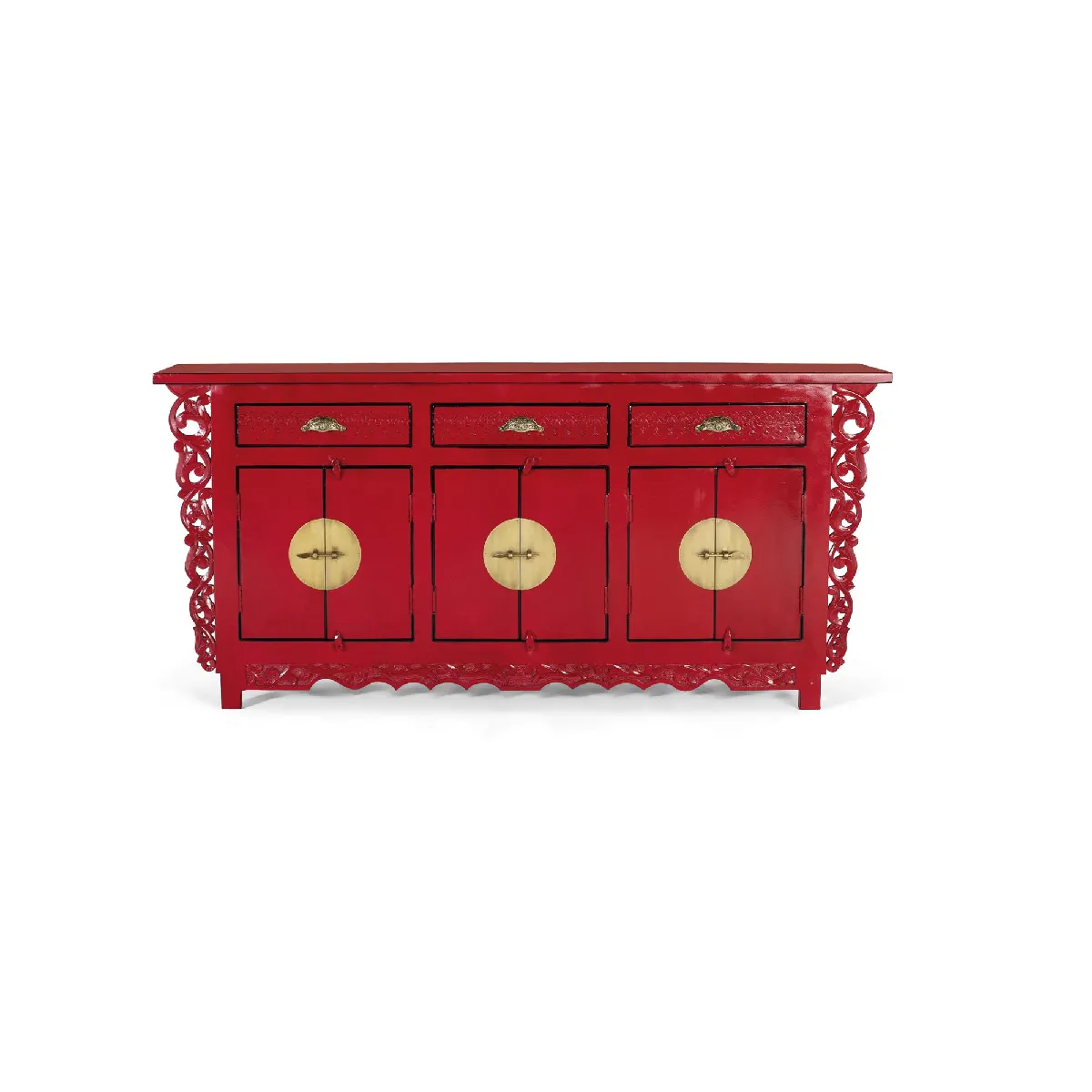 Giner y colomer Buffet vaisselier - Rouge