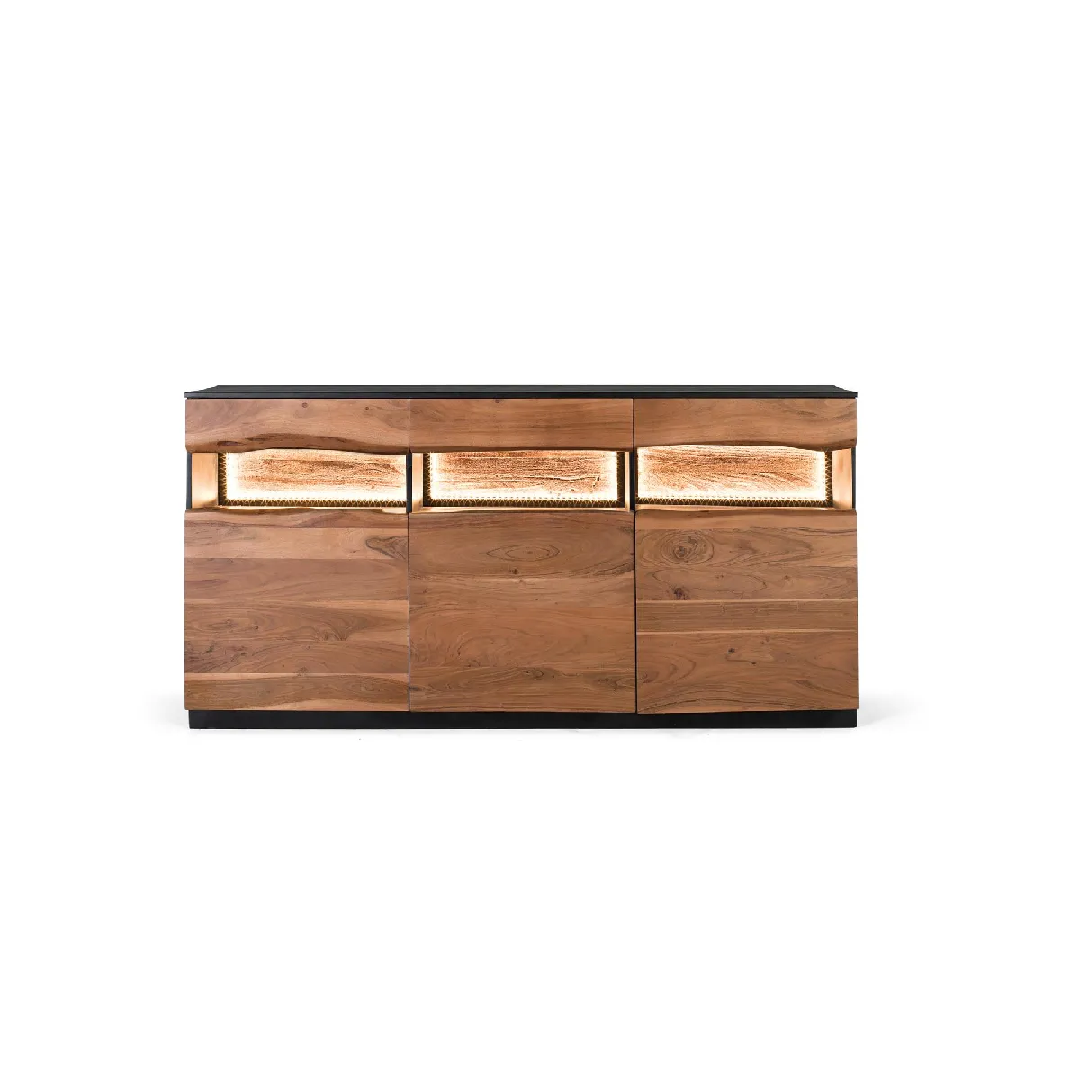 Giner y colomer Buffet bois acacia - Noir Giner y colomer Buffet bois acacia - Noir