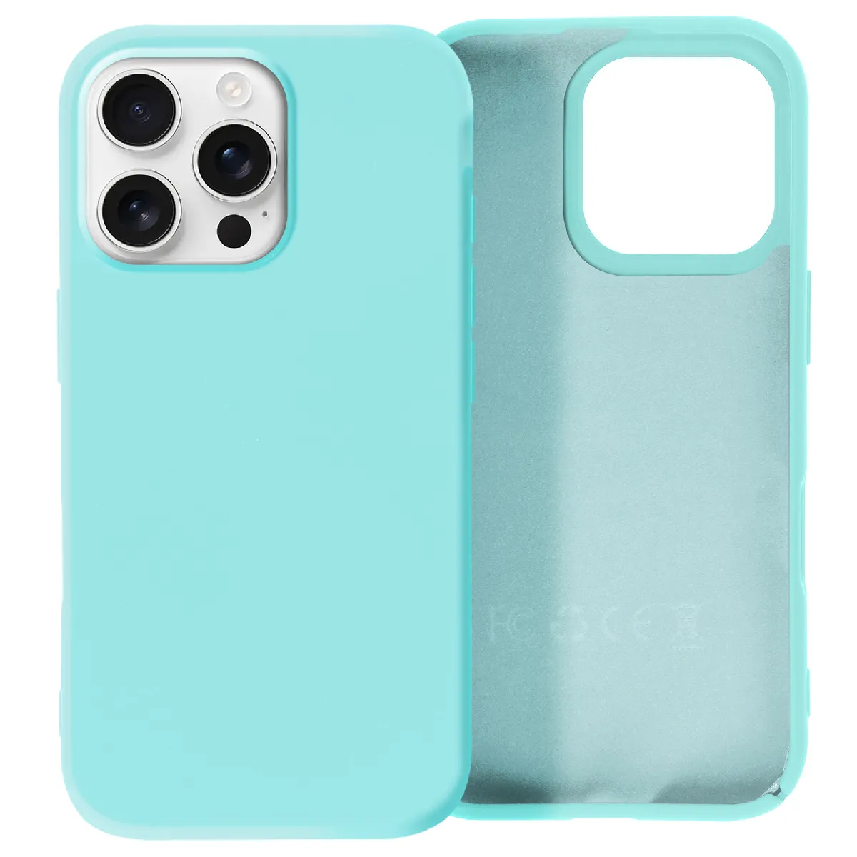 Avizar - Coque pour iPhone 16 Pro Max - Semi-rigide - Turquoise - Image 2