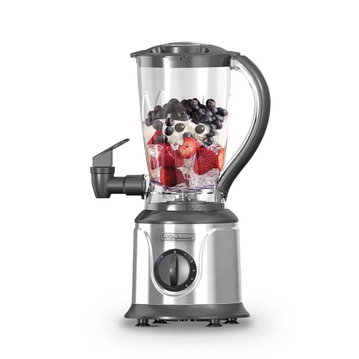 Non Communiqué Kitchencook - Juice Hub - Blender Avec Mini Broyeur - 500 W - Bol 1,5 L - 5 Vitesses - Image 3