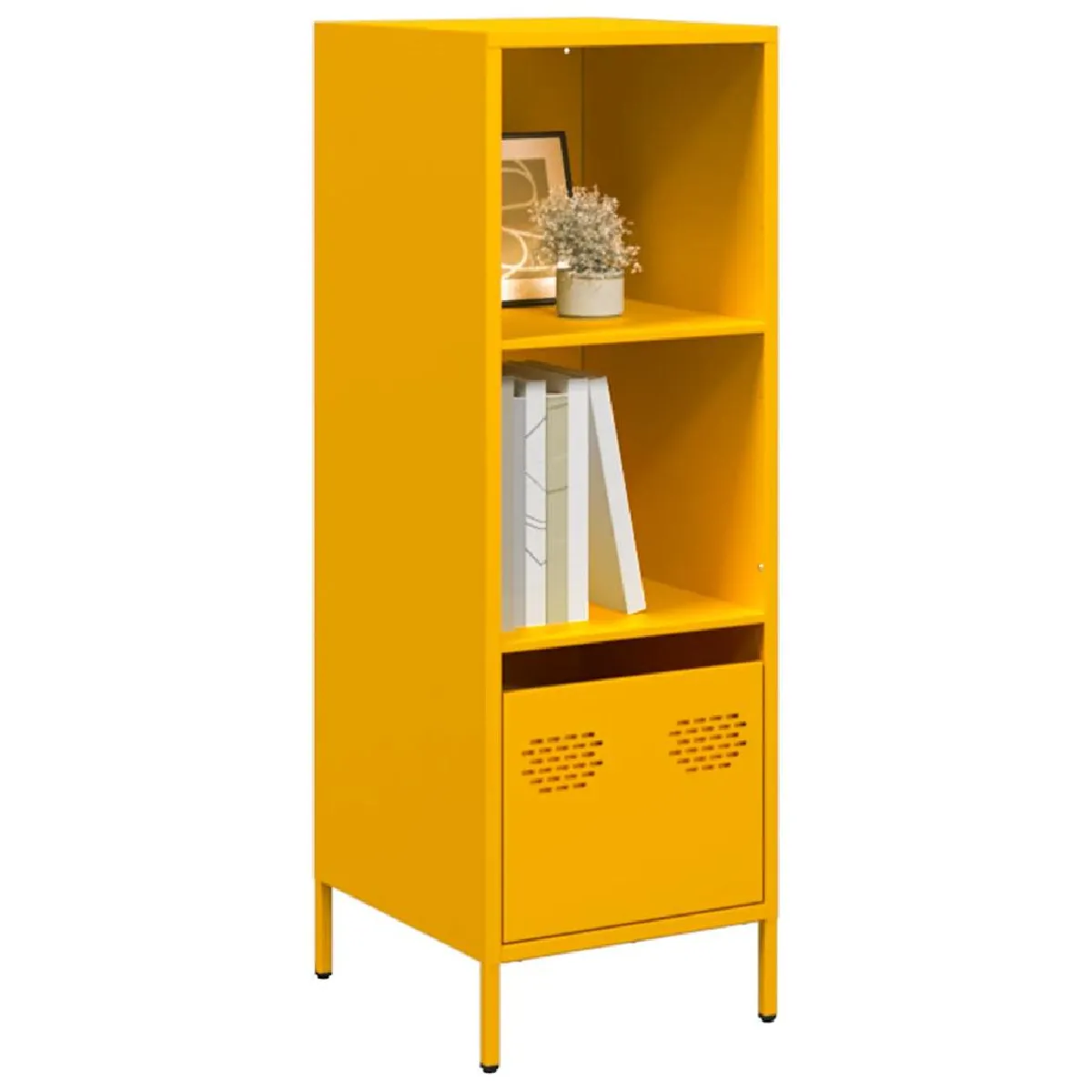 Vidaxl Jaune Buffet Haut - Moutarde