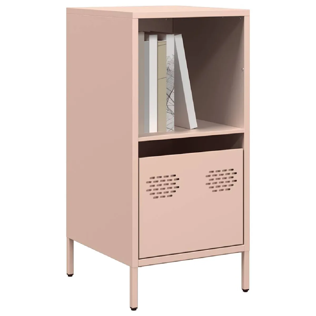 VIDAXL Buffet rose - Acier