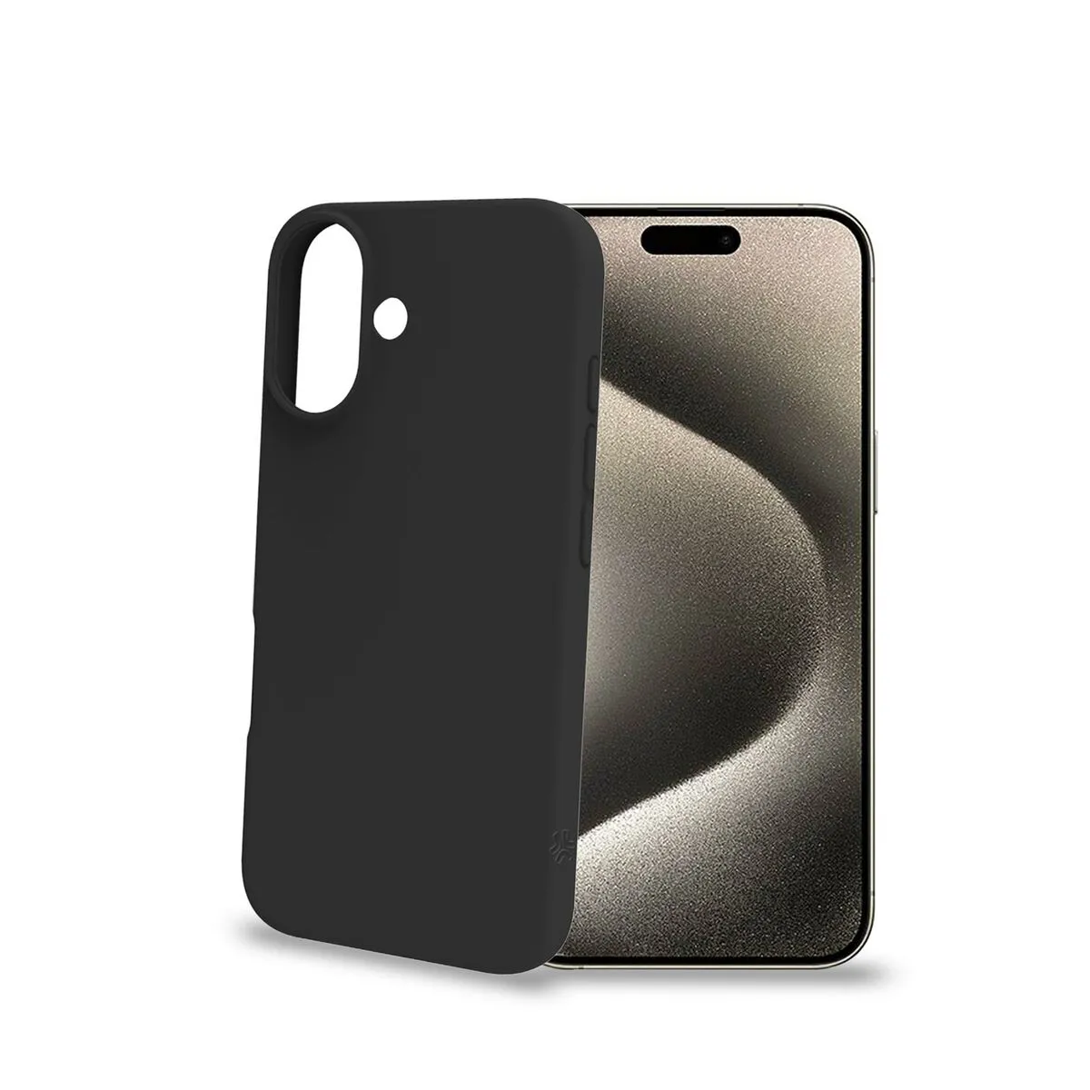 Celly Noir Protection Téléphone Iphone 16