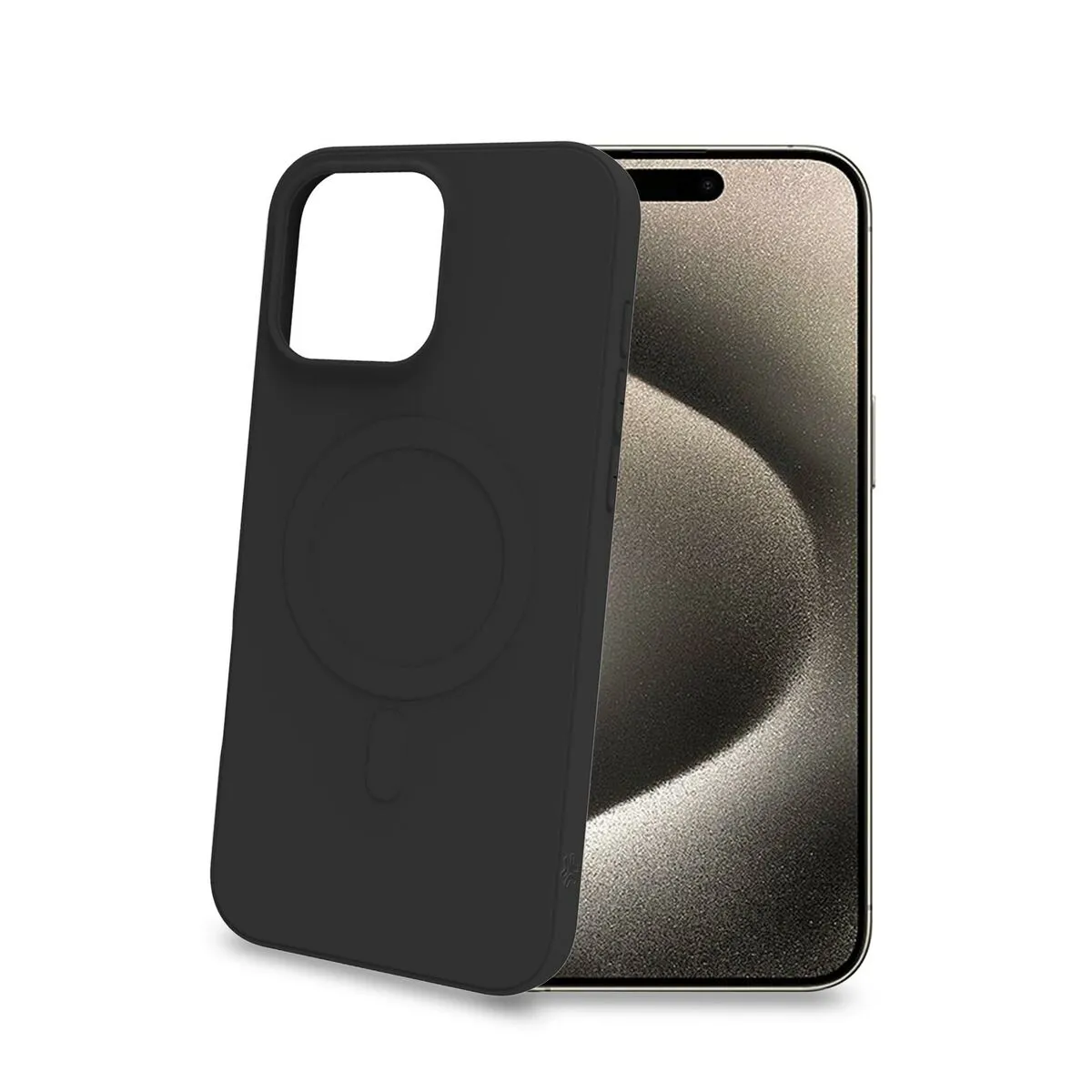 Celly Noir Coque Antichocs En Polyuréthane Apple Iphone 16 Pro Max