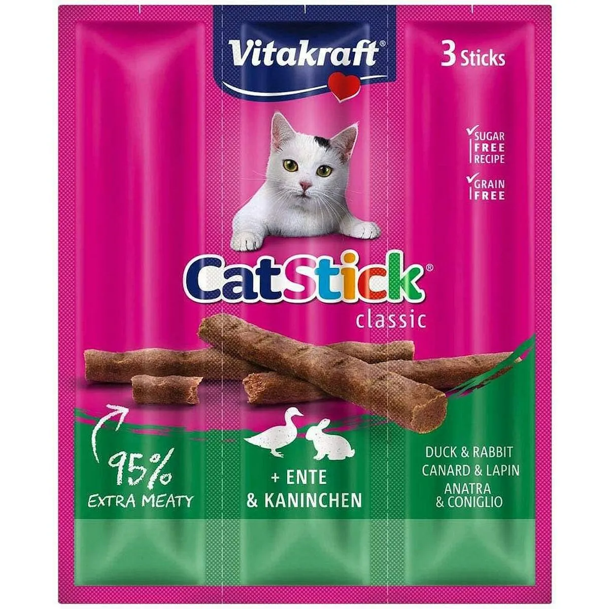 Meilleurs prix pour Collation pour Chat Vitakraft CatStick Classic Poulet