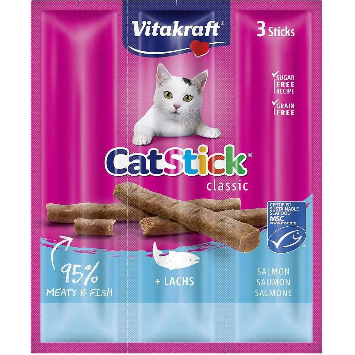 Comparer les prix de Collation pour Chat Vitakraft CatStick Classic Poisson