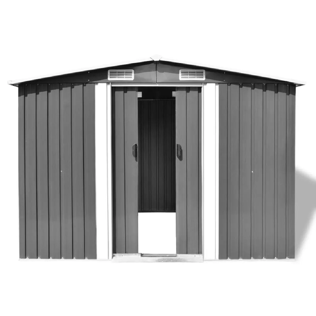 Abri de jardin m&eacute;tal 02_0022389 - Gris