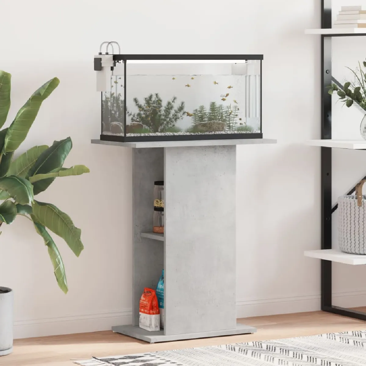 VIDAXL Support d'aquarium béton - vue 2