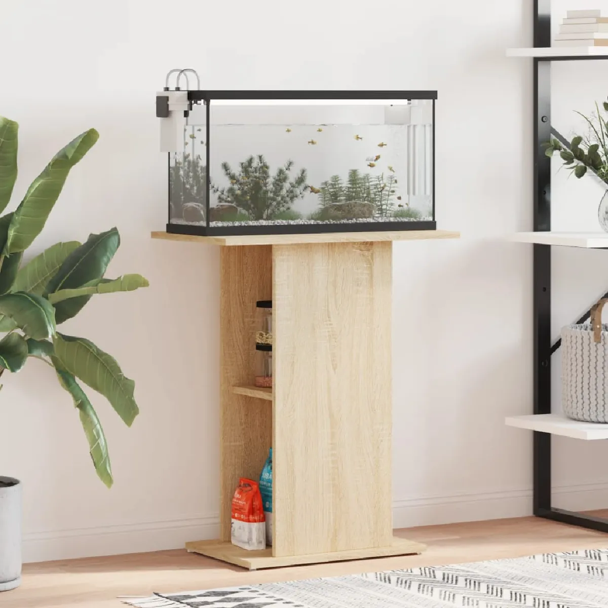 VIDAXL Support pour aquarium - Chêne sonoma