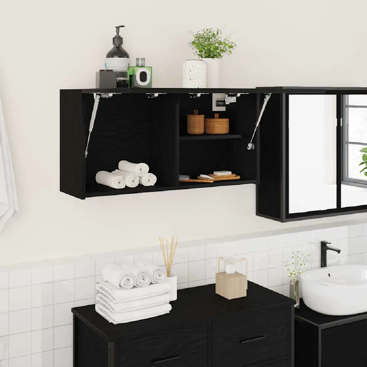 Armoire Murale VidaXL - Noir