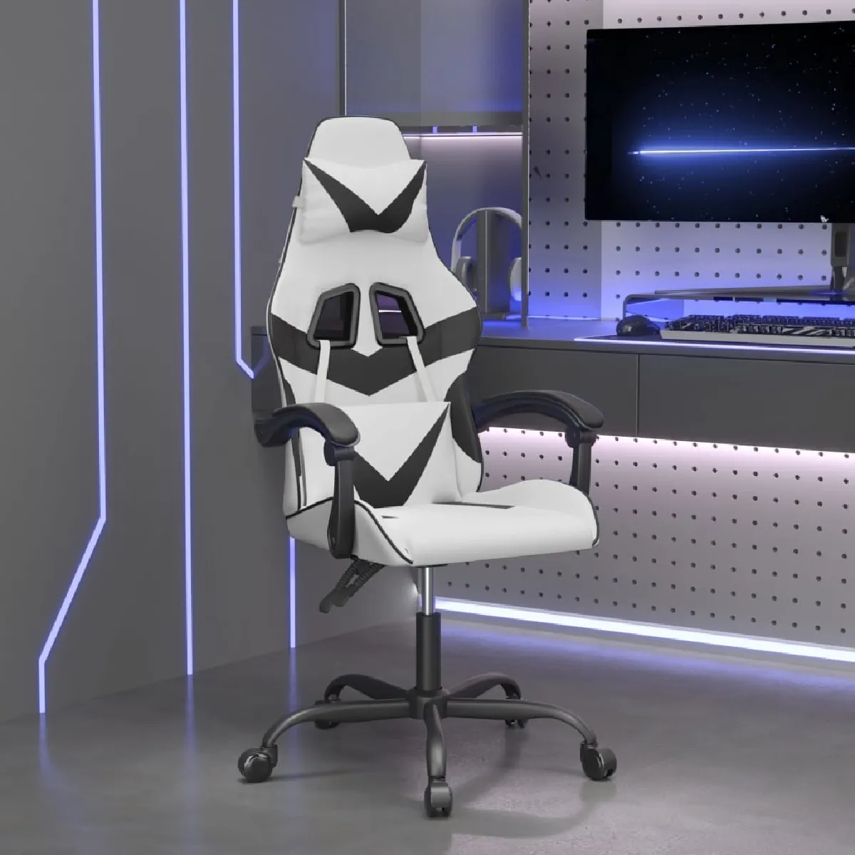 vidaXL Chaise de jeu pivotante et doré - vue 4