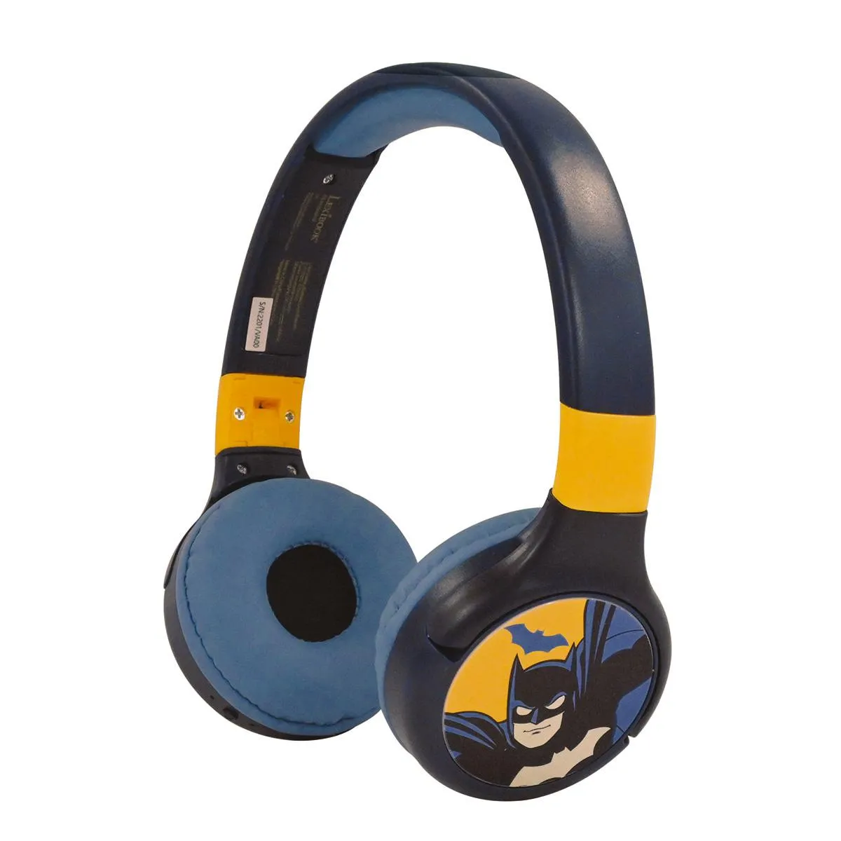 LEXIBOOK Casque 2 en 1 Batman Bluetooth et Filaire