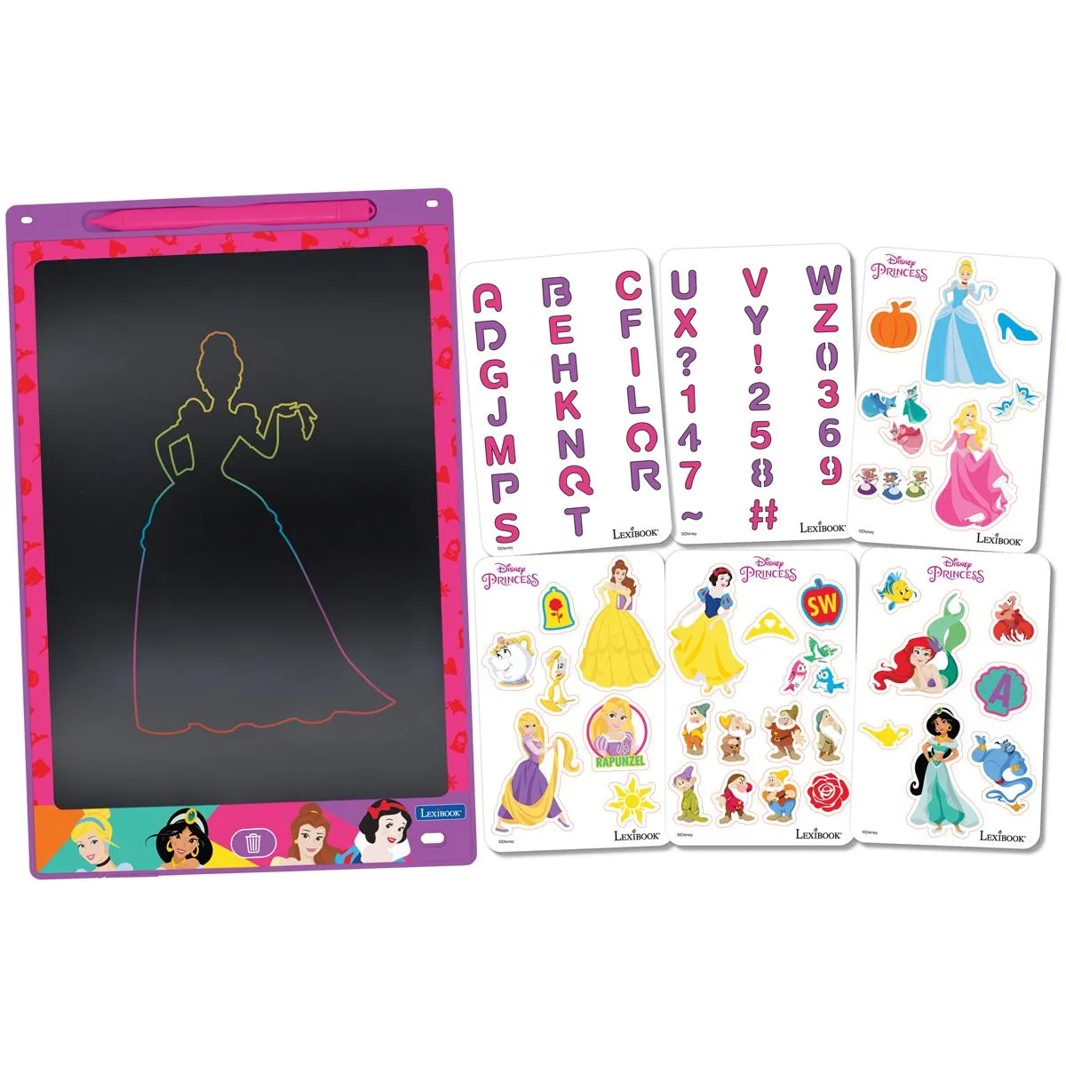 Tablette à Dessins électronique multicolore Disney Princesses