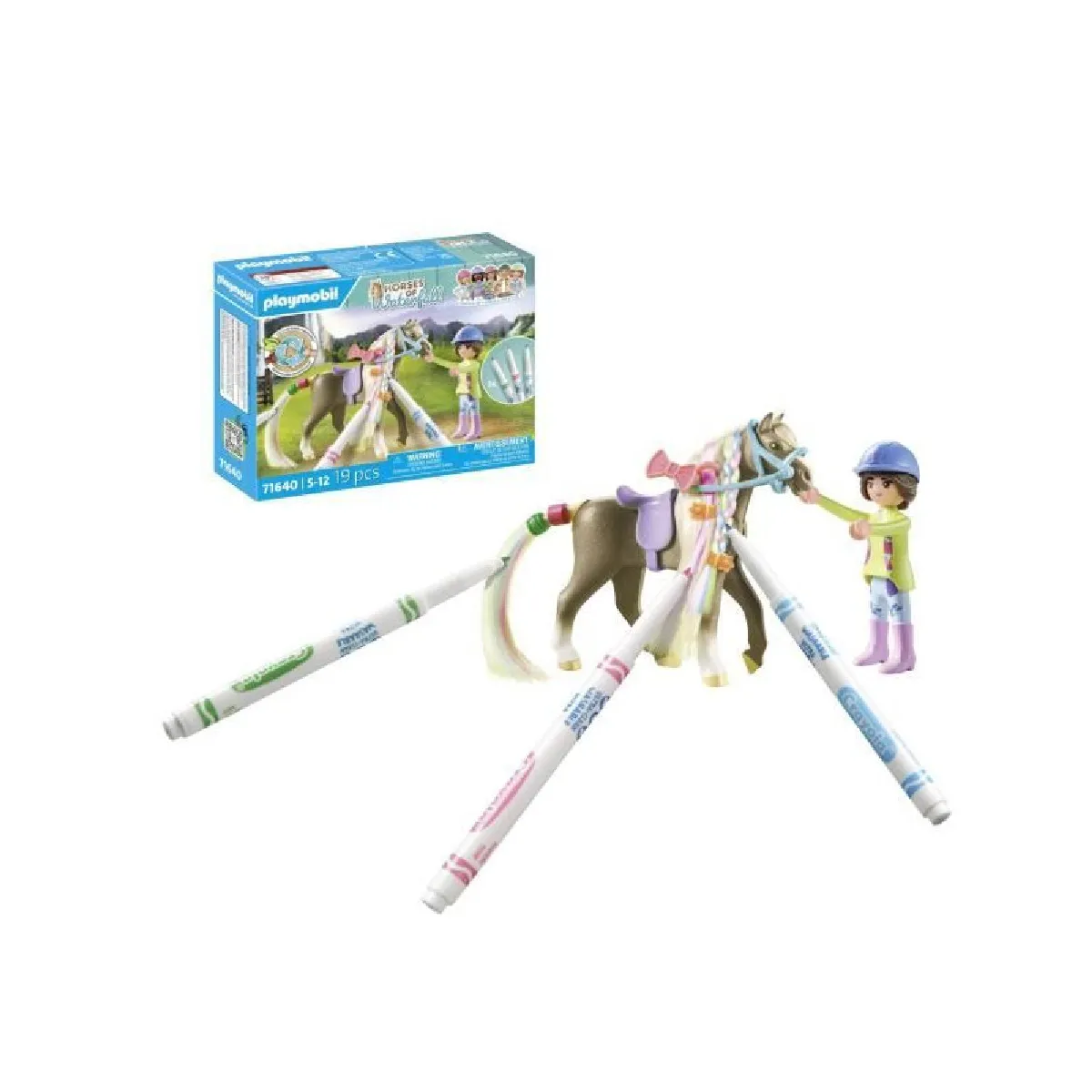 Playmobil 71640 Cavalière à colorier