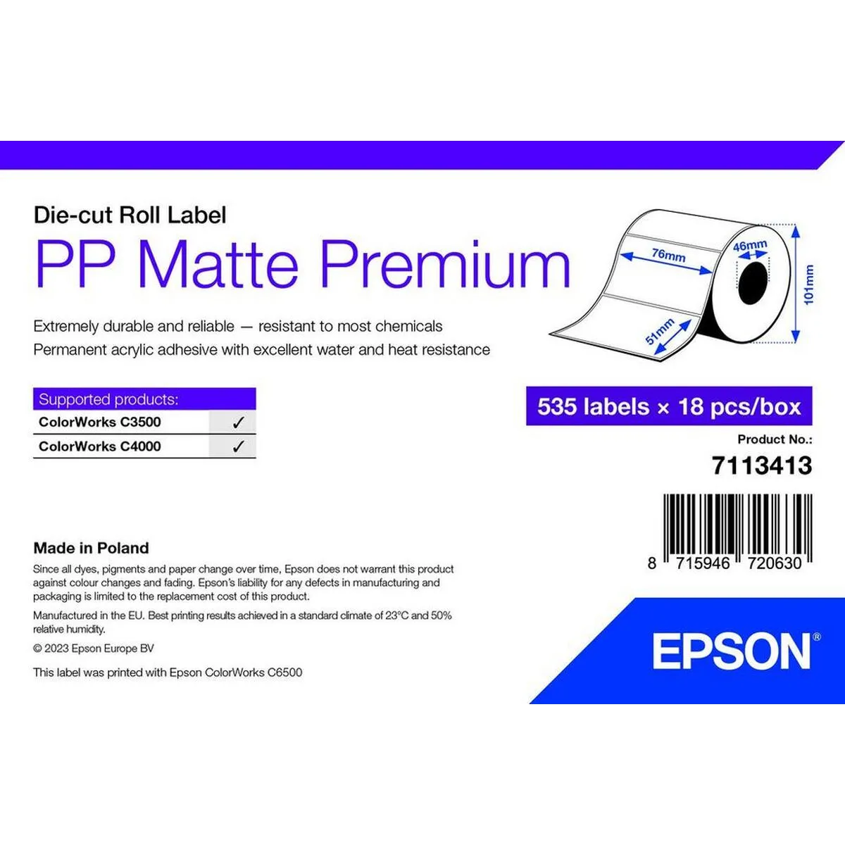 Papier Epson 7113413