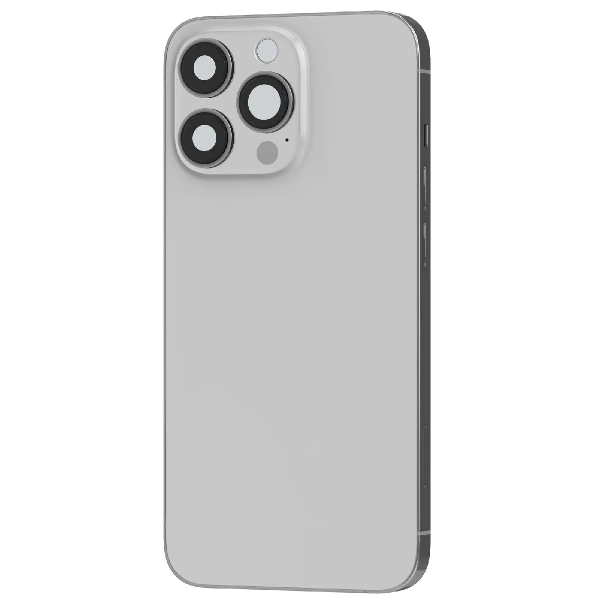 Avizar Argent Clappio Châssis Iphone 13 Pro Avec Vitre Arrière De Remplacement