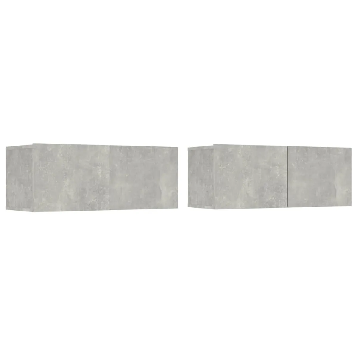 Helloshop26 Ensemble meuble TV mural - Gris