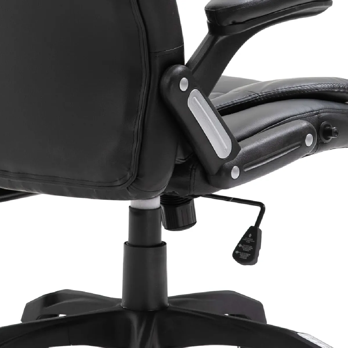 Fauteuil De Bureau Ergonomique ERGO LINE II Pro - Cuir Noir, Appui-Tête Et Lombaire, Réglable, 131x65x53 Cm