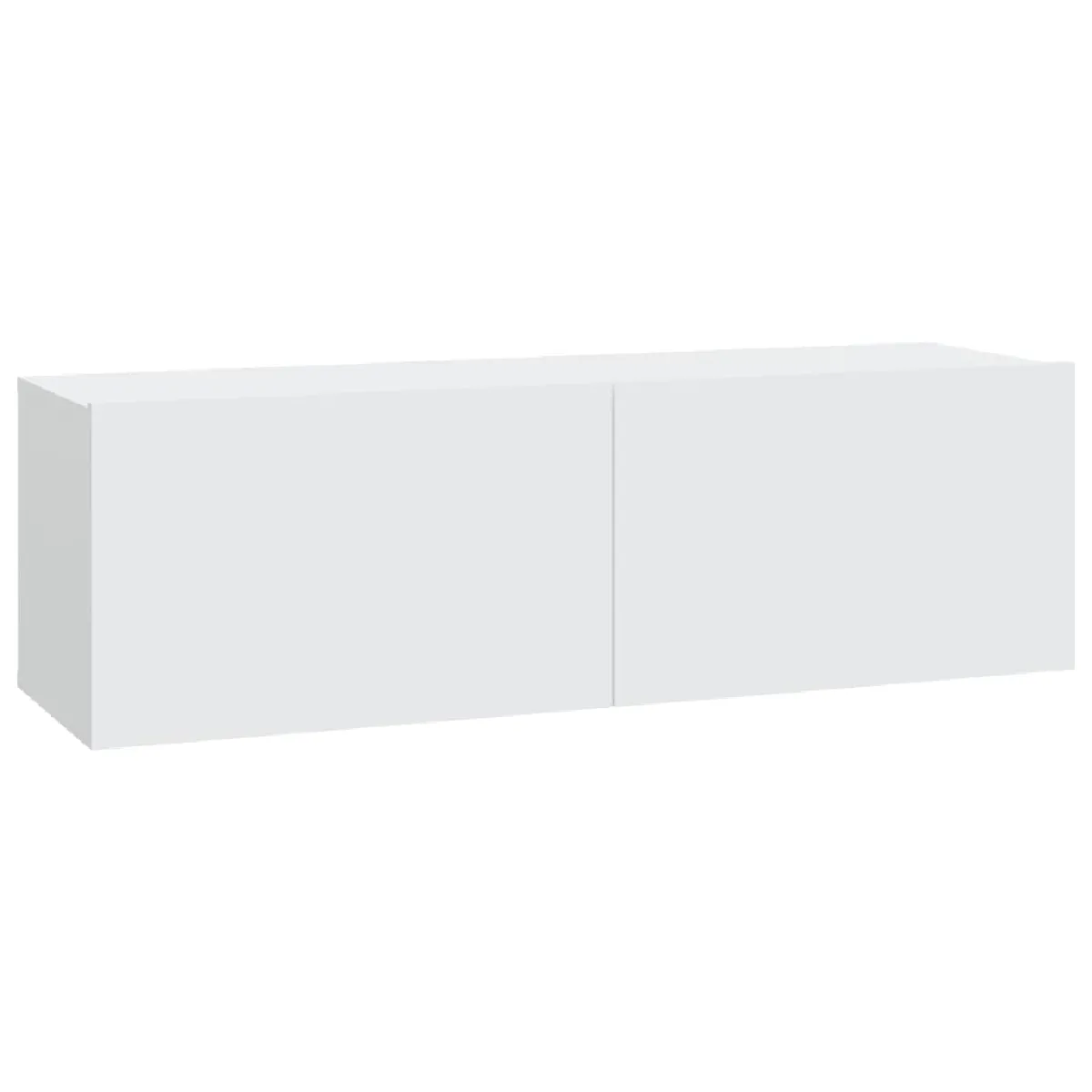 Helloshop26 Meuble TV mural - Blanc